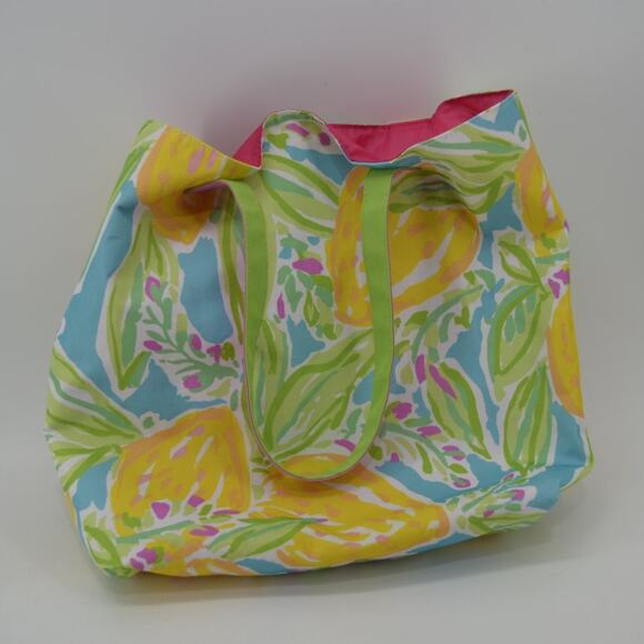 Lilly Pulitzer x Estee Lauder Tote Bag Floral Preppy Green - Picture 2 of 11
